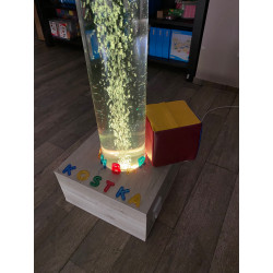 Kolumna wodna fi 15cm sterowana kostką (ekoskóra)