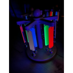 Fluorescencyjne lustrzane dzwonki