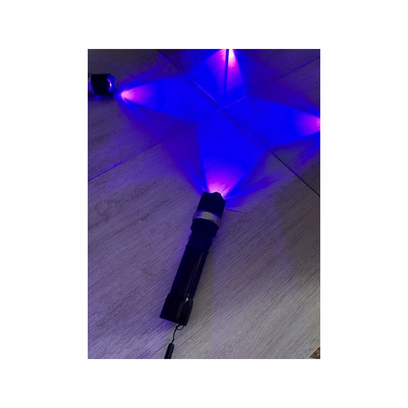 Latarka UV LED ładowana