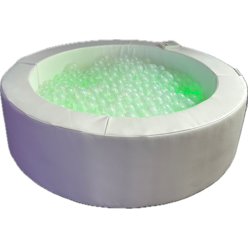 Basen podświetlany okrągły sterowany pilotem - moduły LED