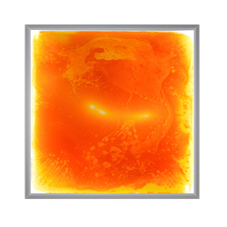 Panel sensoryczny LED z cieczą - Orange