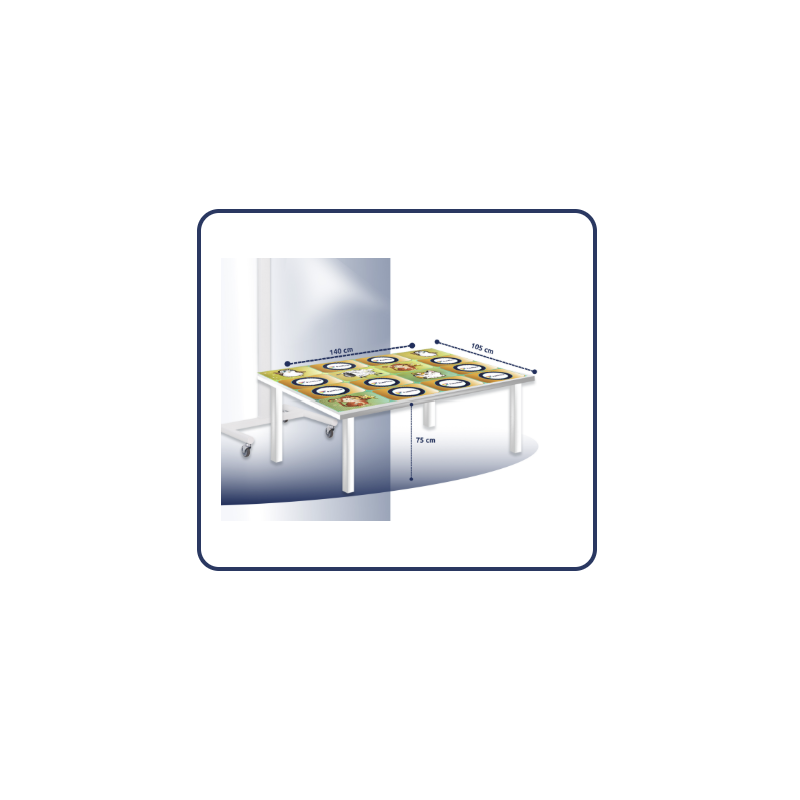 Stół do FunFloor Mobilny 3W1