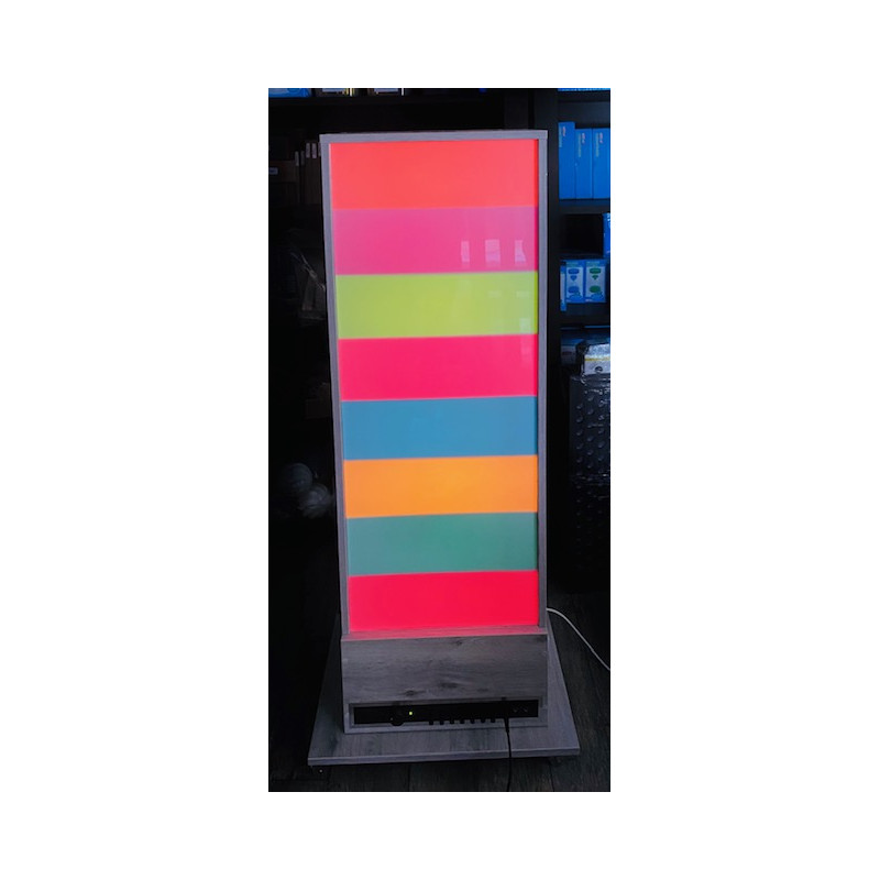 Kolorowa Drabina - kolumna świetlna z głośnikami (mobilna)